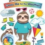 Sloth Dress Me for the Weather Bulletin Board Set