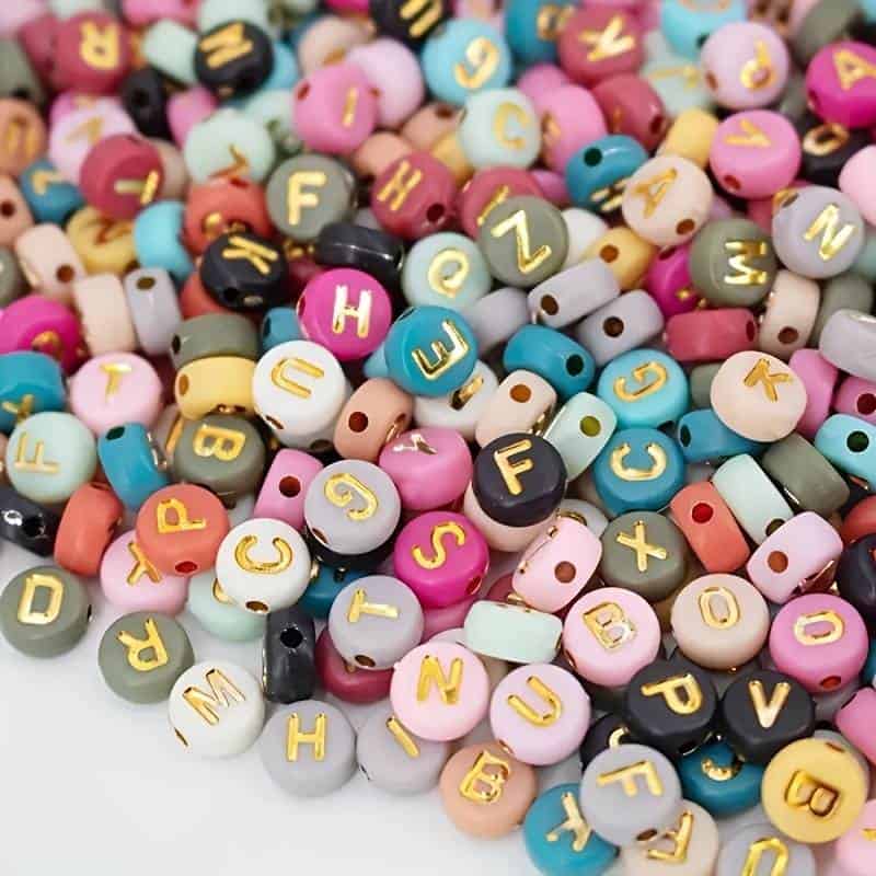 CRAFTY BITZ PKT. 1000 ALPHABET BEADS