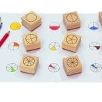 87595V87 Round Fraction Stamps