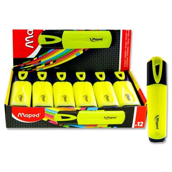 Maped Fluo'peps Soft Highlighter - Yellow