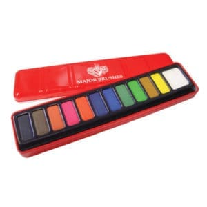 Watercolour Set 12 Block