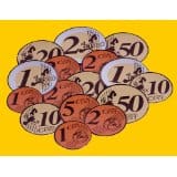Magnetic Euro coins & Notes