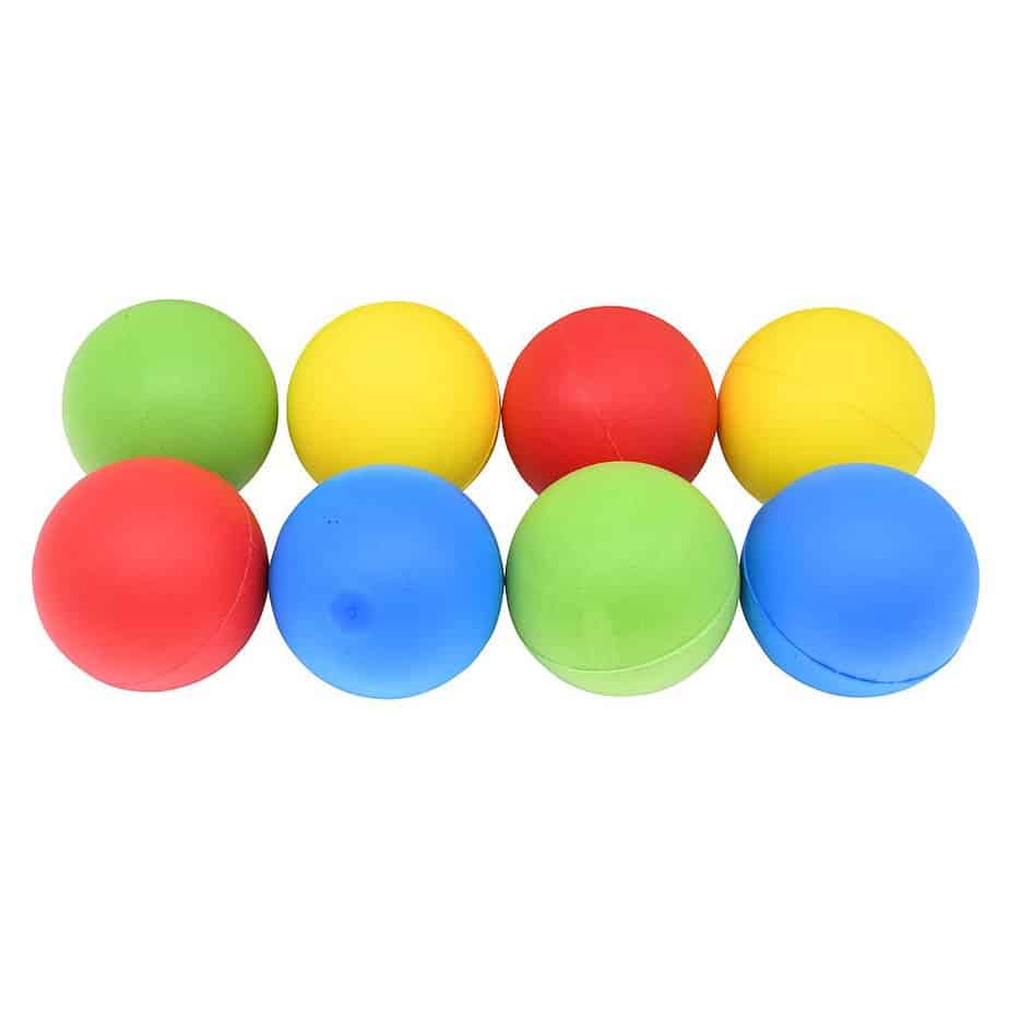 foam ball 9cm Uncoated Foam Ball (Pack of 8) - Image 1