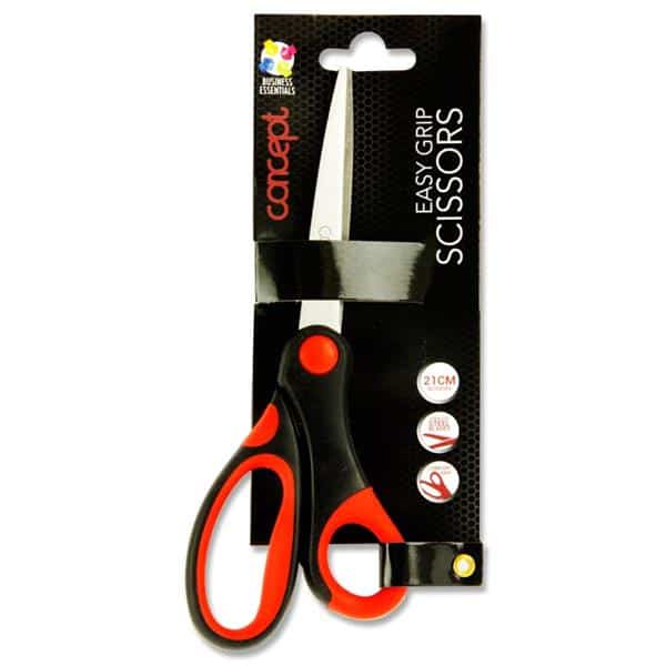 21Cm/8" Easy Grip Scissors