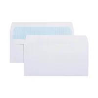 auto_20250224220614_44603944_00_67bcf06410fac235383133 89mm x 152mm White Envelopes 80gsm Self Seal Box 1000 - Image 1