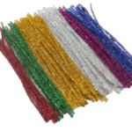 12" Pipe Cleaners Glitter/ Tinsel 100 piece