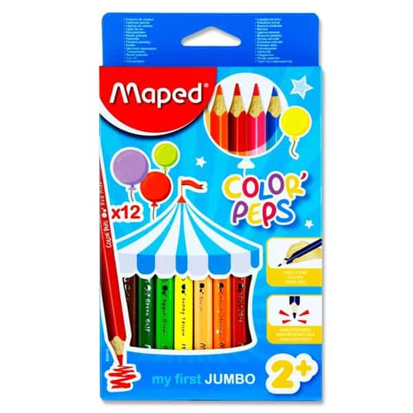 Box 12 Color'peps Maxi Colouring Pencils