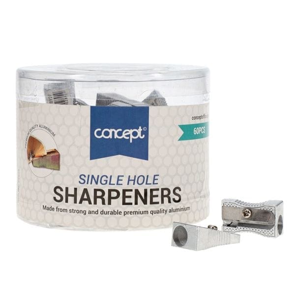 Single Hole Metal Pencil Sharpener
