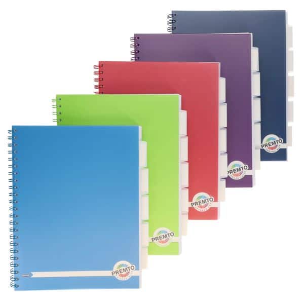J1020680-600_600 A4 250pg Pp 5 Subject Project Book pack 5 Assorted - Image 1