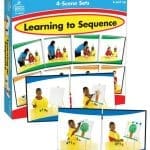 Learning to Sequence 4-Scene Board Game