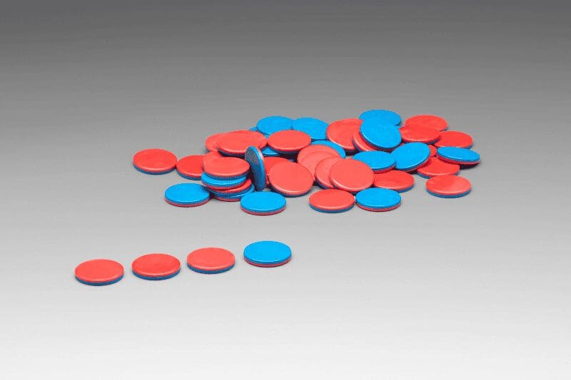 COUNTER Counting chips /Counters (400 pcs.) Red/Blue - Image 1