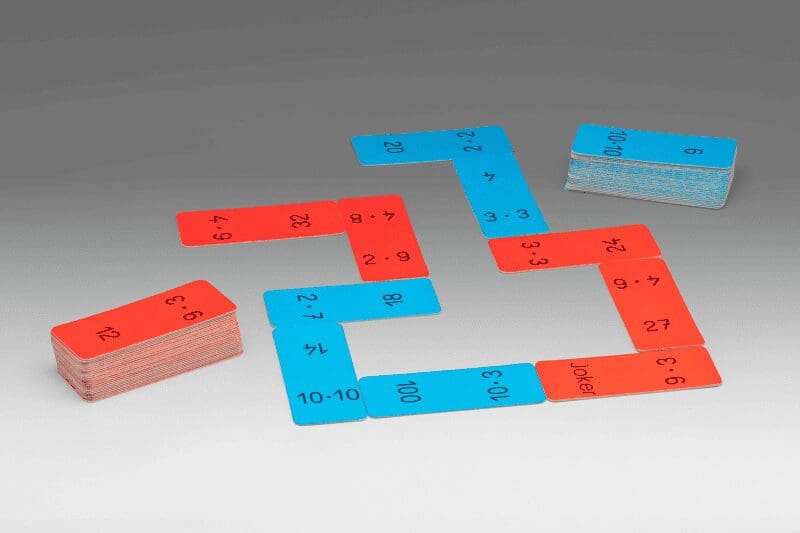 DOMINO Domino Game Multiplication in the 100 number range - Image 1