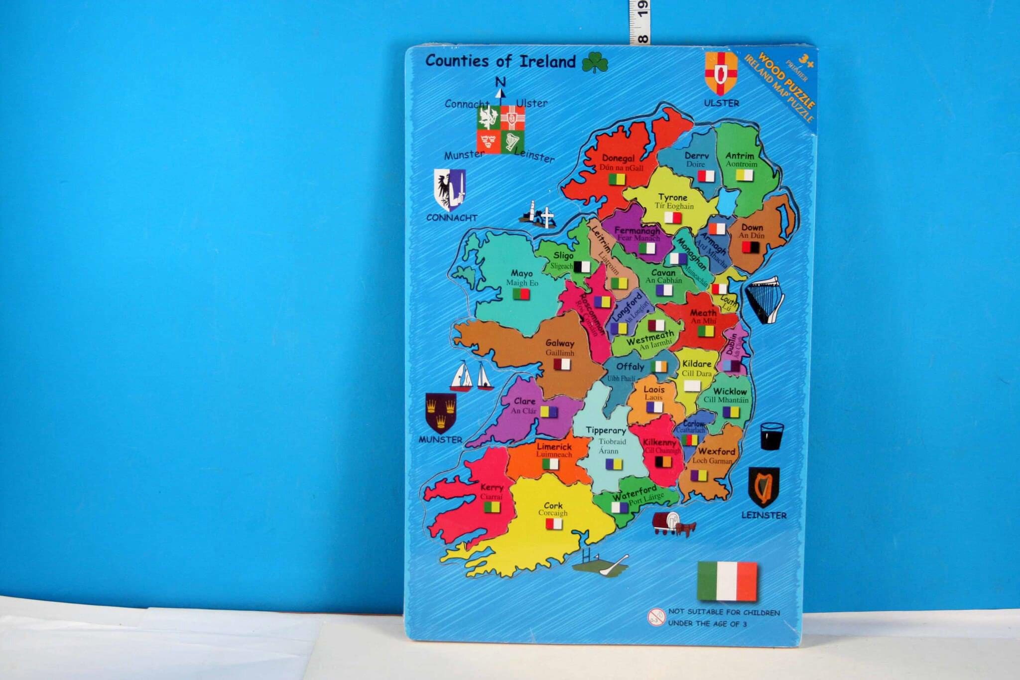 ireland 20879 Ireland Map wooden J/Saw - Image 1