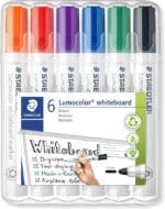 Whiteboard Markers Staedtler mixed pack 6 chisel tip