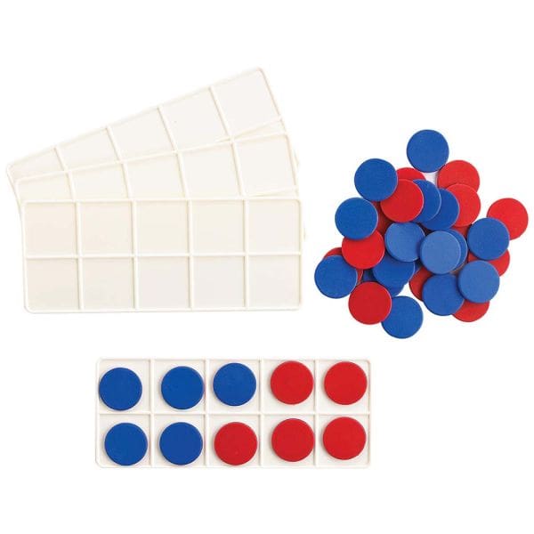 IMG_0128.jpeg Plastic ten frame tray - Image 1
