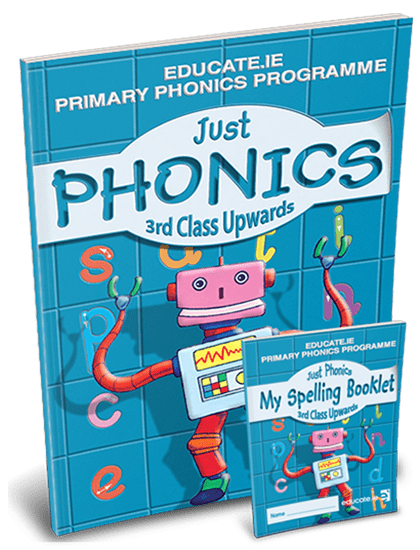3ph 9781910468432 Just Phonics - 3rd Class (plus My Spelling Booklet) Educate - Image 1