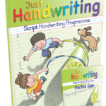 9781912725267 Just Handwriting CURSIVE 1st Class (incl Free Practice Copy) Educate