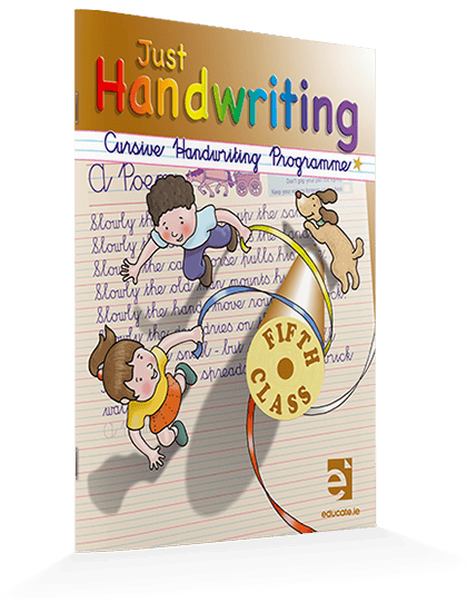 Just-Handwriting-5th-Class_0 9781908507198 Just Handwriting CURSIVE 5th Class Educate - Image 1