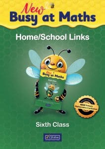 New Busy at Maths 6 Home School Links Book 31727 Sixth Class Home/School Links Book CJ Fallon - Image 1