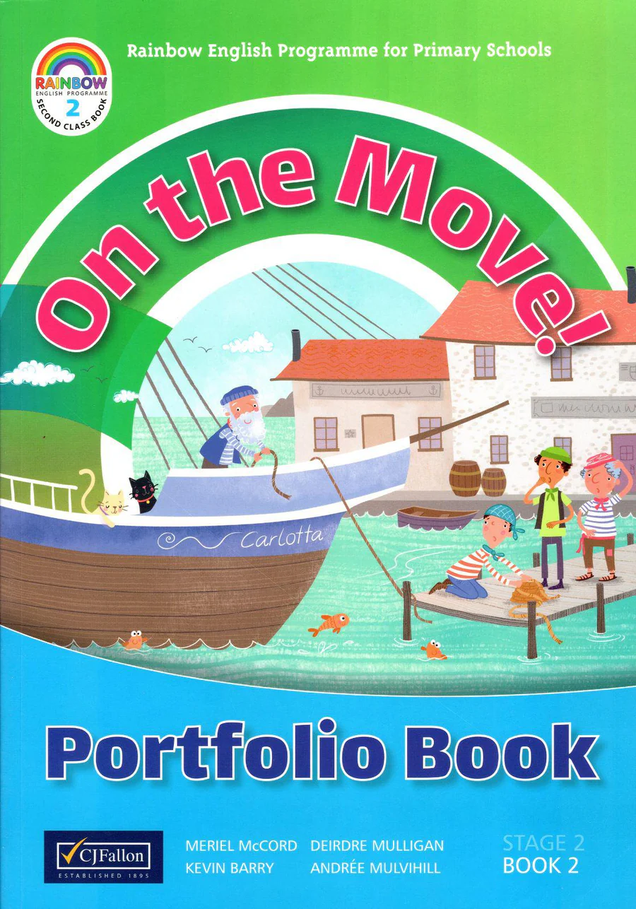 On the move portfolio 28512 On the Move! – 2nd Class Portfolio Book CJ Fallon - Image 1
