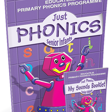 9781910468371 Just Phonics - Senior Infants + Free Sounds Booklet Educate