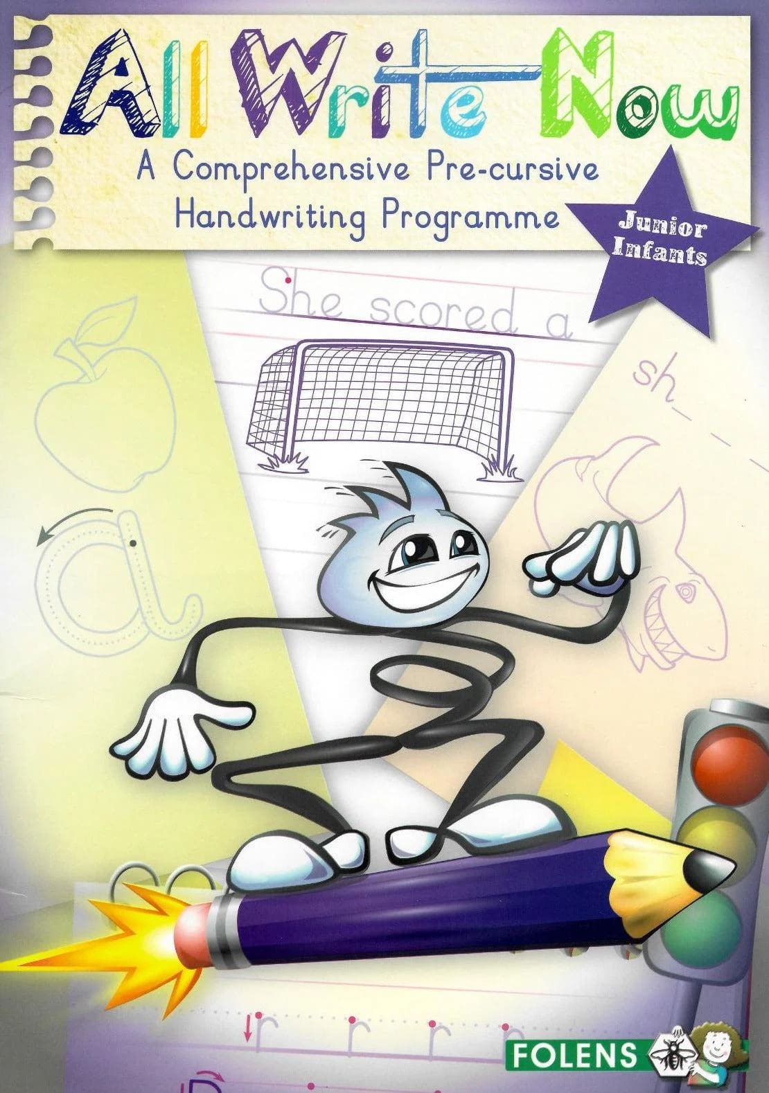 imgi_104_9781780903286front2 PH3286 All Write Now Junior Infants Sets - Pre-Cursive Folens - Image 1