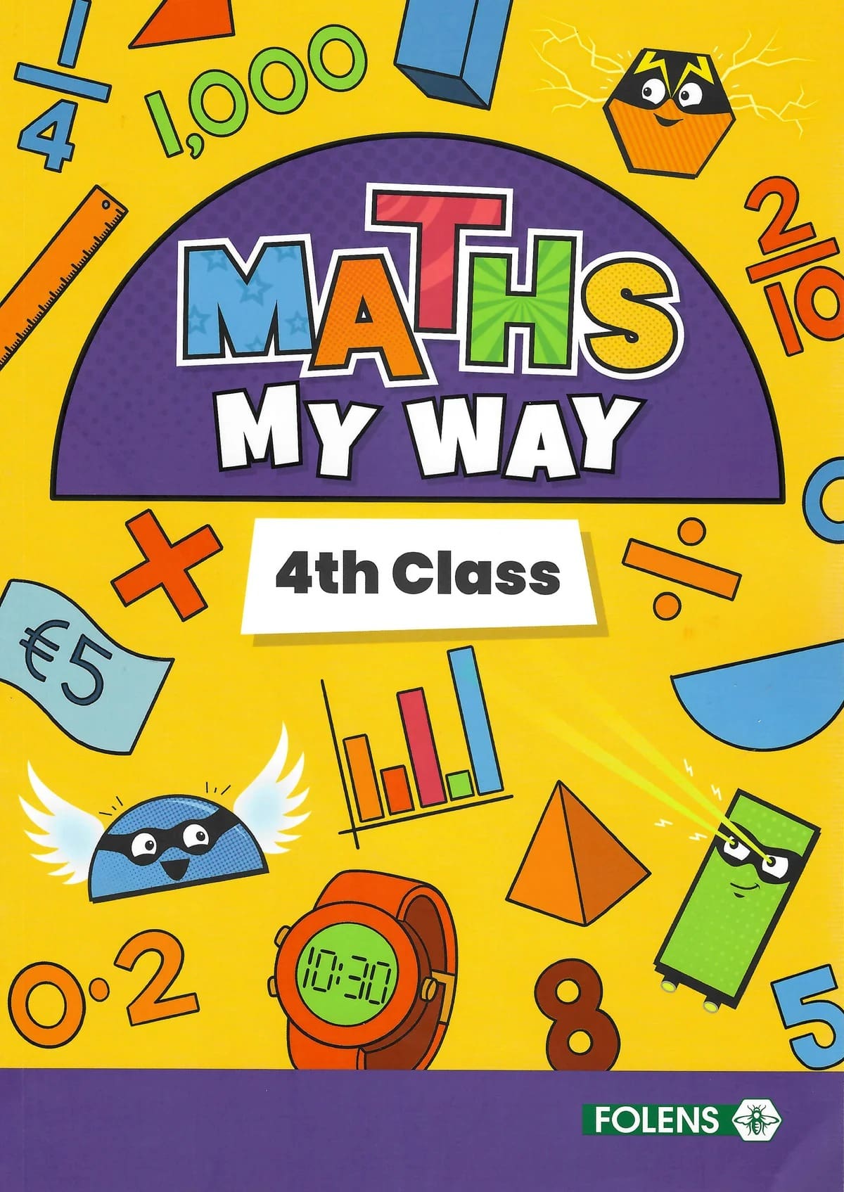 imgi_114_9781789274950Front PM4950 Maths My Way 4th Class Pupil Book - New for 2025 Folens - Image 1