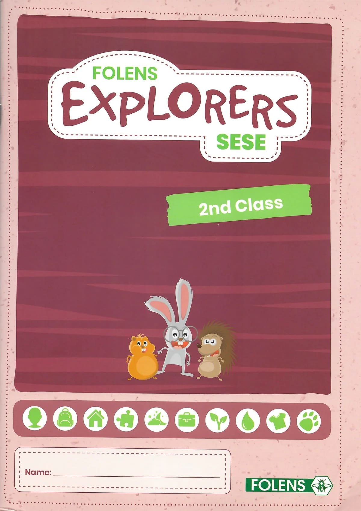PZ9214 Explorers Pupil Book 2nd Class Folens - Craftyart