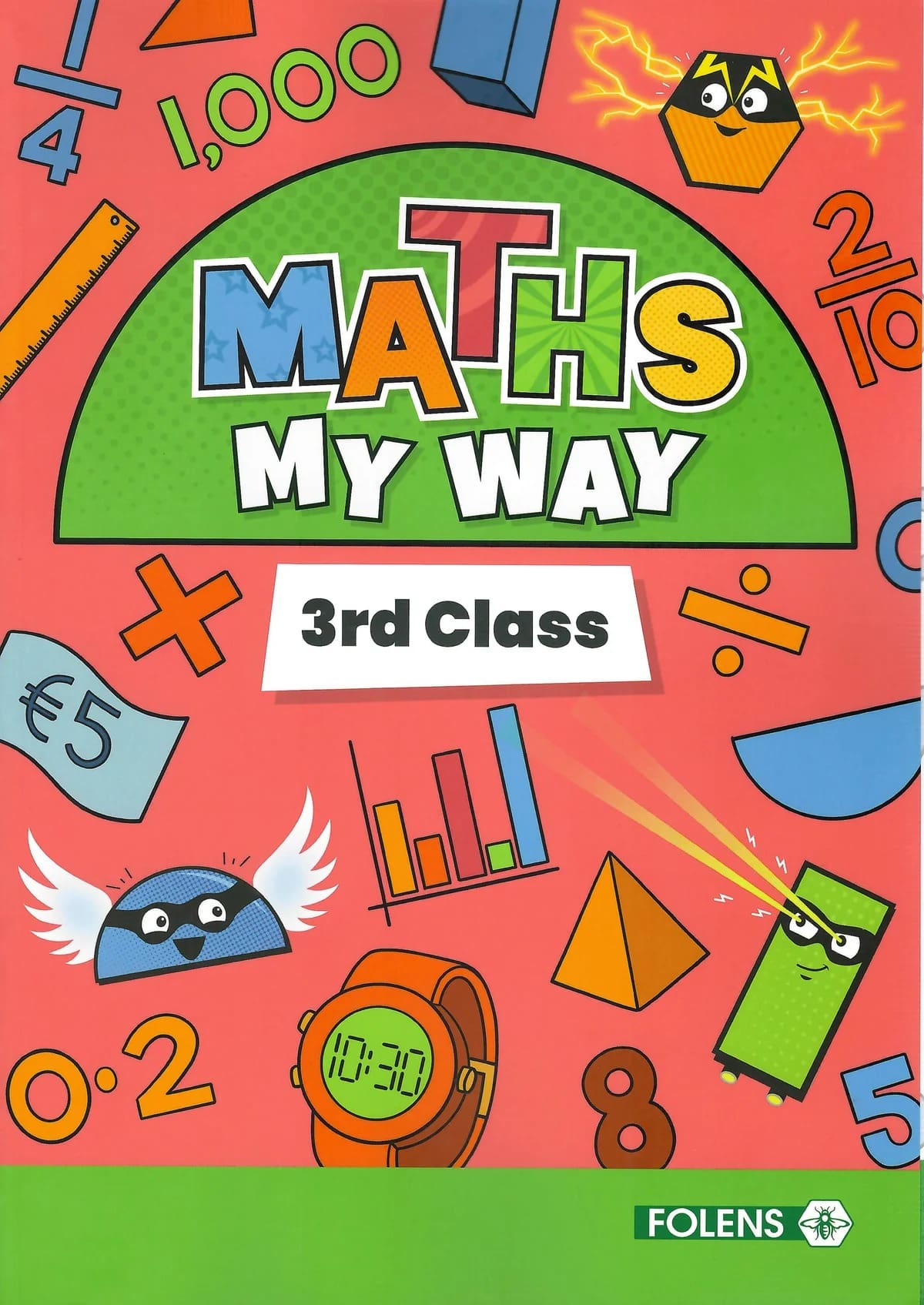 imgi_140_9781789274967Front PM4967 Maths My Way 3rd Class Pupil Book - New for 2025 Folens - Image 1