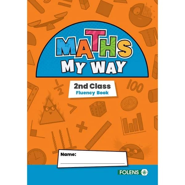 imgi_148_PM2628 PM2628 Maths My Way 2nd Class Fluency Practice Book - New for 2025 Folens - Image 1