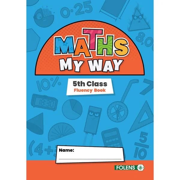imgi_162_PM2659 PM2659 Maths My Way 5th Class Fluency Practice Book - New for 2025 Folens - Image 1
