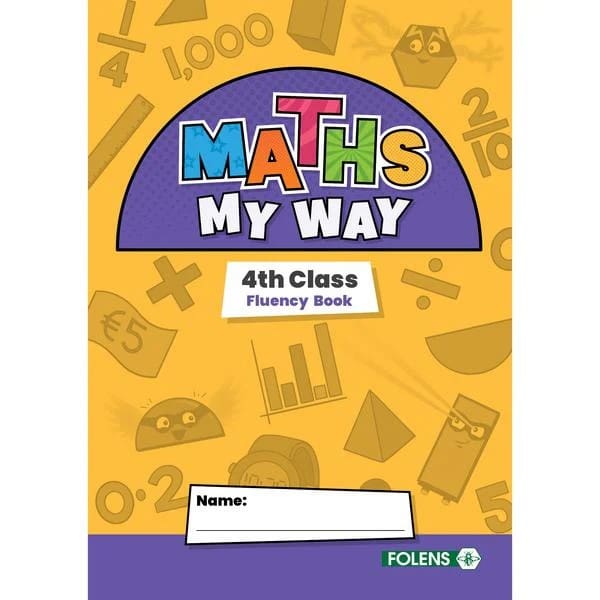 imgi_196_PM2642 PM2642 Maths My Way 4th Class Fluency Practice Book - New for 2025 Folens - Image 1