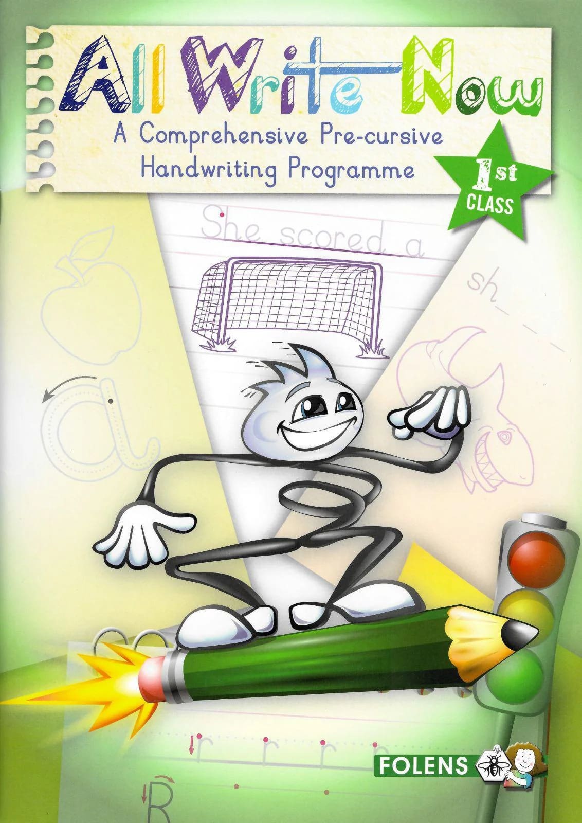 imgi_89_9781780903323front PH3323 All Write Now 1st Class - Pre-Cursive Folens - Image 1