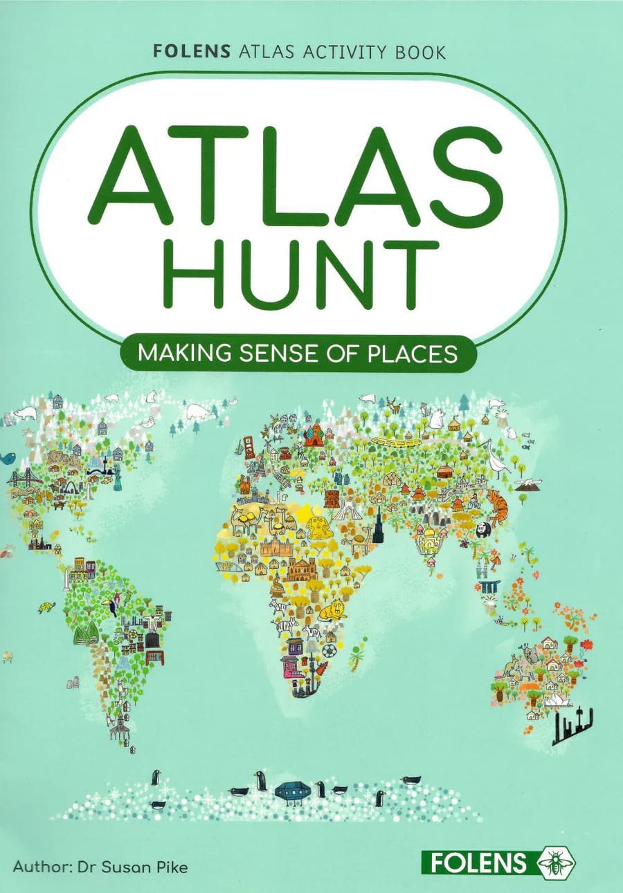imgi_99_9781789277616-front-huntbook AT7975 Irish Primary Atlas Hunt 2021 Edition Folens - Image 1