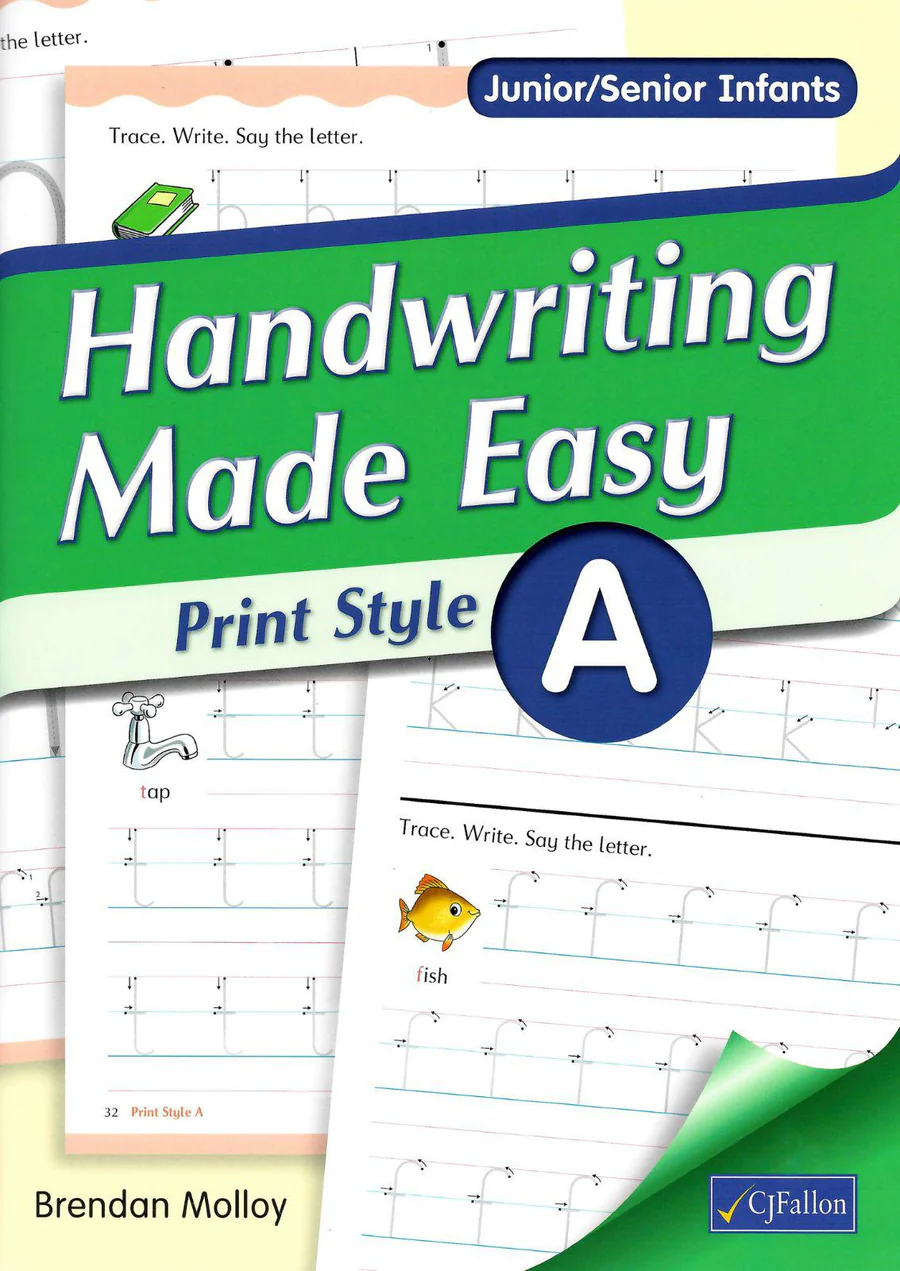 9780714419312-front.webp 9780714419312 Handwriting Made Easy - Print Style A CJ Fallon - Image 1