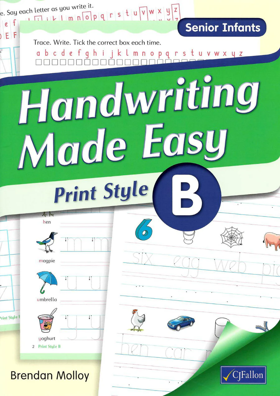 9780714419329-front.webp 9780714419329 Handwriting Made Easy - Print Style B CJ Fallon - Image 1