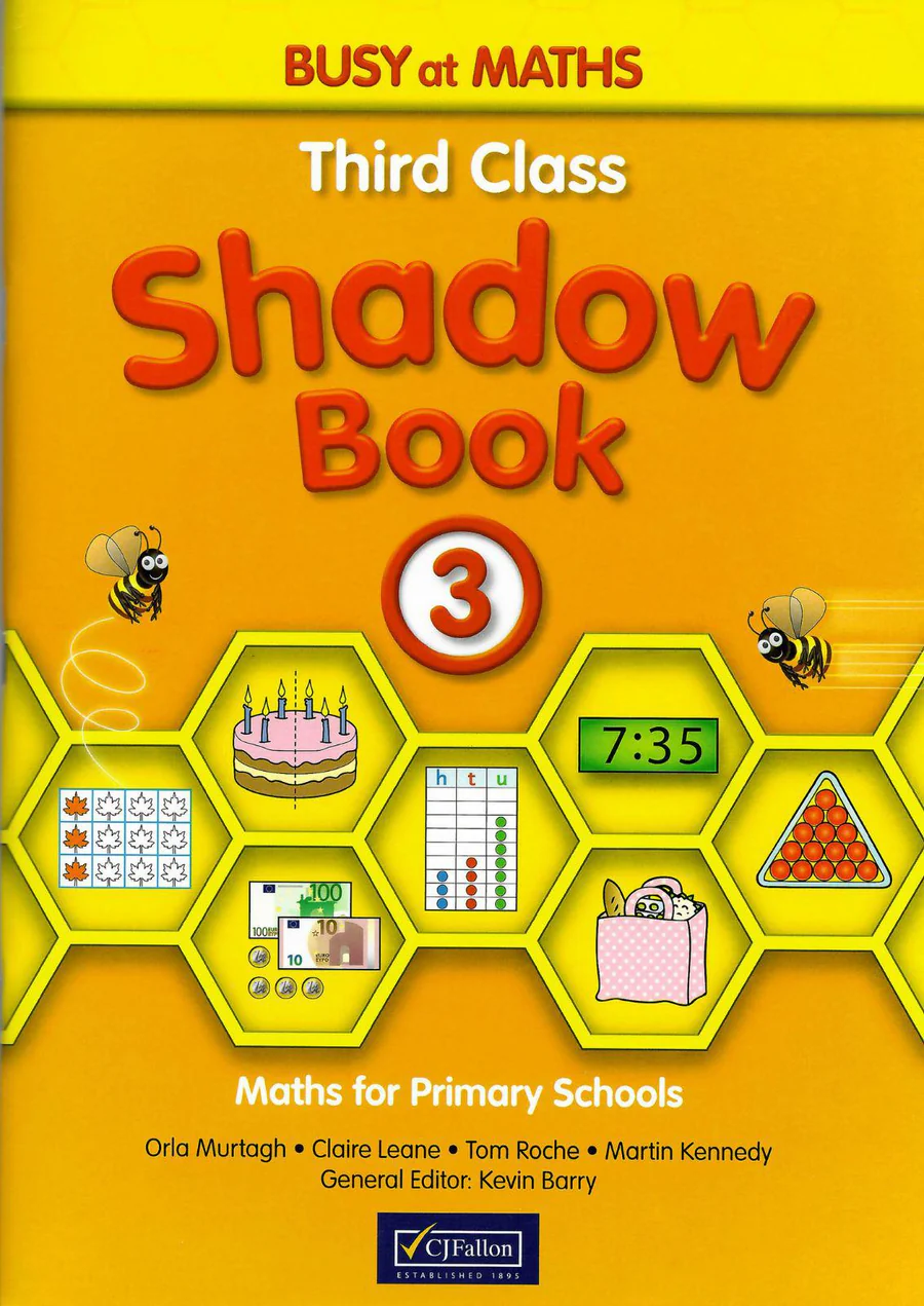 9780714420721-front.webp 20721 Busy at Maths 3 - Shadow Book - 1st / Old Edition (2014) CJ Fallon - Image 1
