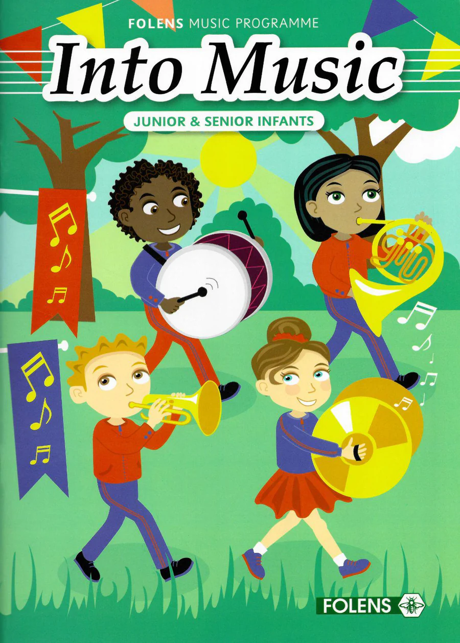9781789277203front.webp 9781789277203 Into Music - Junior Infants and Senior Infants Folens - Image 1