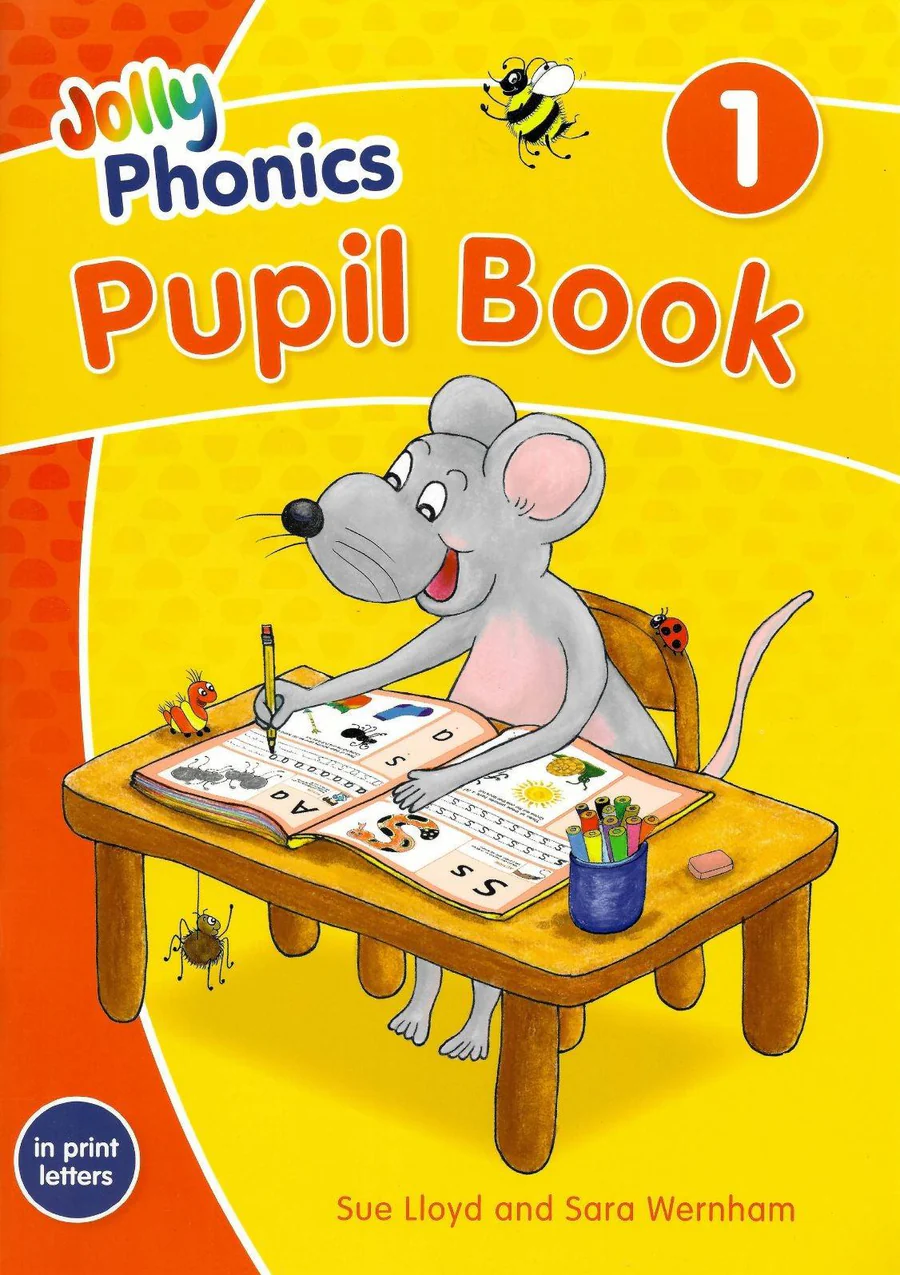 9781844147199-front.webp Jolly Phonics Pupil Book 1 - in Print Letters - Image 1