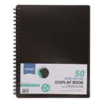 Concept A4 50 Pocket Wiro Display Book - Black