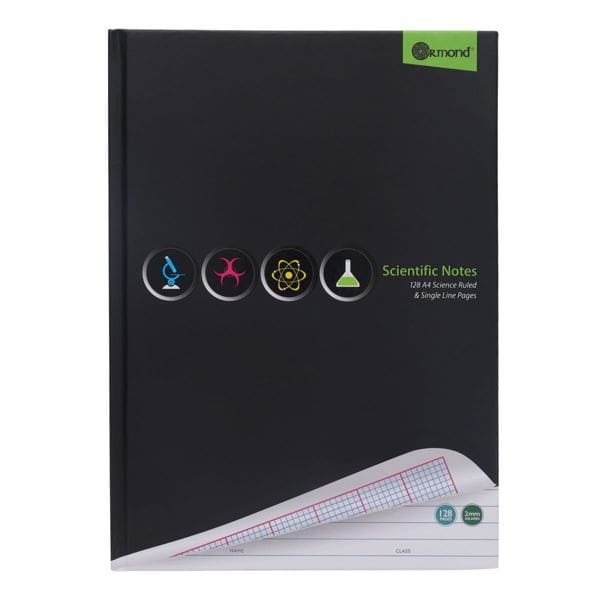 S2837341-600_600.jpg Ormond A4 128pg Hardback Science Book - Image 1