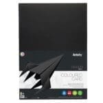 A2 Black 160gsm Card 50 Sheets
