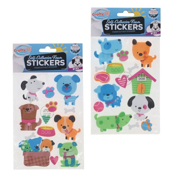 W2120741-600_600.jpg 3d Foam Stickers - My Pets 2 Asst - Image 1