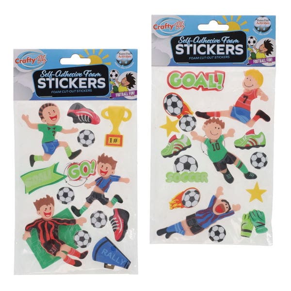 W2120758-600_600.jpg 3d Foam Stickers - Soccer Fun 2 Asst - Image 1