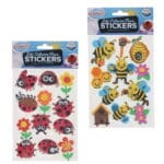 3d Foam Stickers - Ladybug & Bee 2 Asst