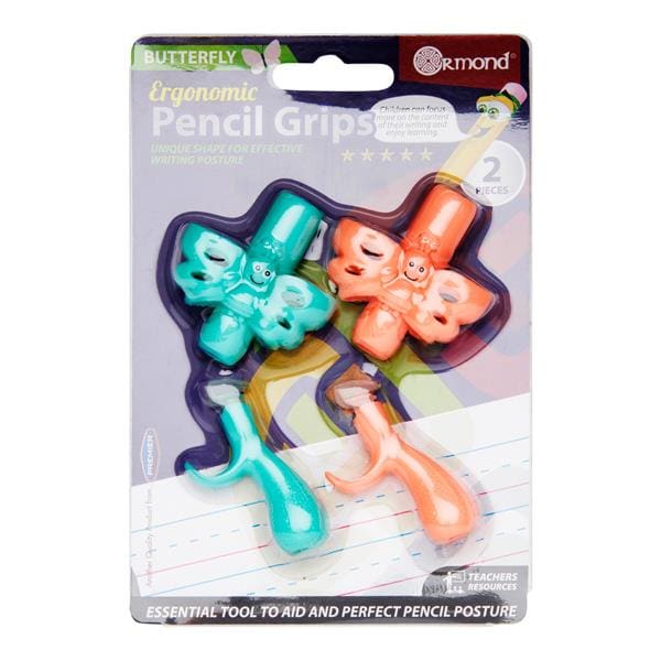 W2135882-600_600.jpg Ormond Pkt.2 Ergonomic Pencil Grips - Butterfly - Image 1