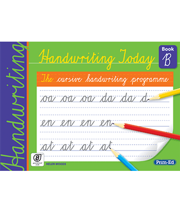 9781846542336 Handwriting Today: Book B Prim-Ed