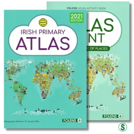 Folens 781789277616  Philip's Irish Primary Atlas - Set (incl Atlas Hunt) - New Edition (2021)
