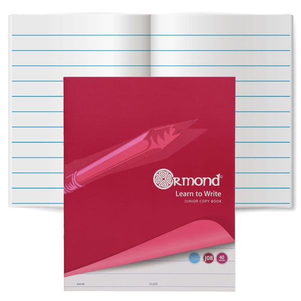 S2047991_6-600_600.jpg Ormond 40pg J08 Junior Copy Book - Image 1