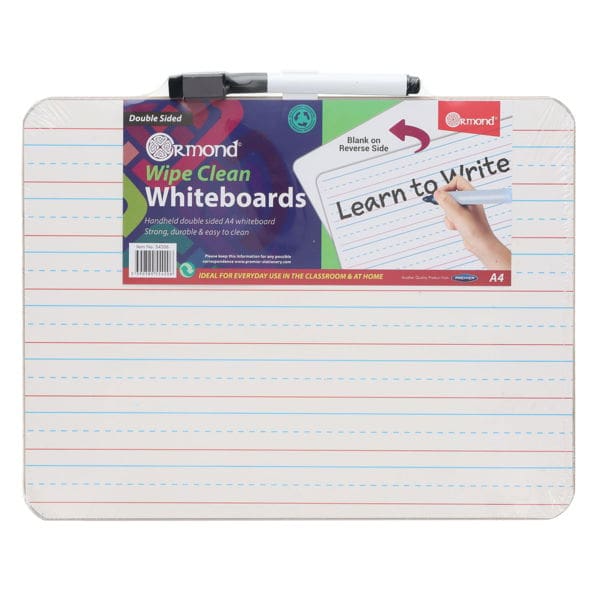 W2154206-600_600 A4 Writing & Drawing Whiteboard With Marker - Image 1